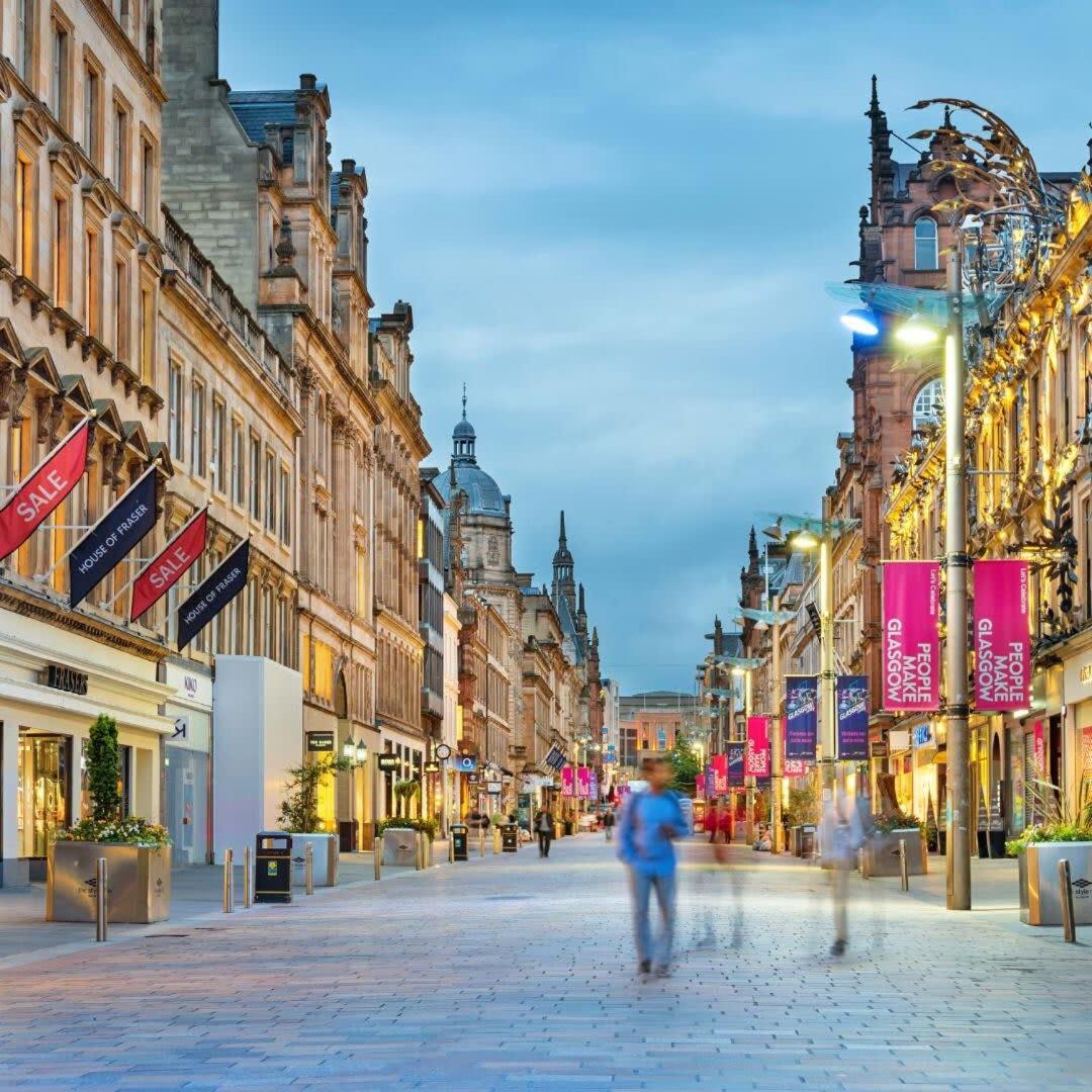 1 Bedroom Apartment In Very Central Location Glasgow Luaran gambar